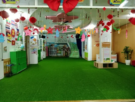Thảm cỏ nhân tạo cho bé vui chơi sạch sẽ