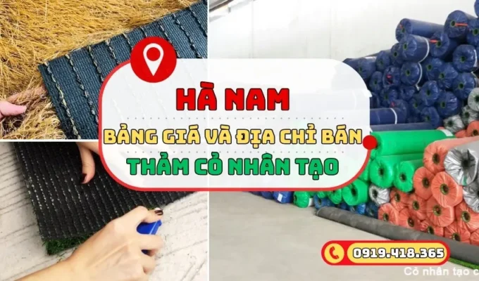 Thảm cỏ nhân tạo Hà Nam giá rẻ, uy tín