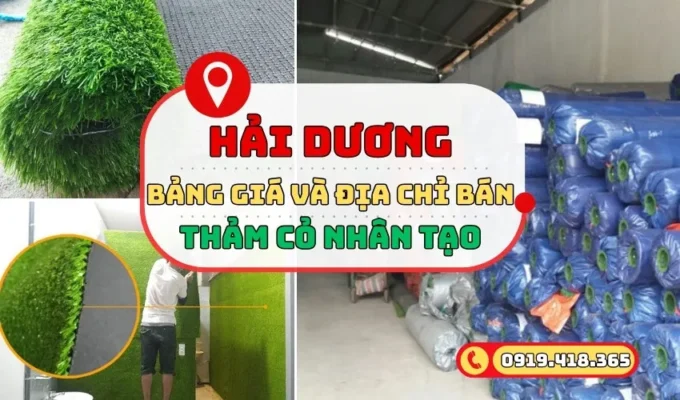 Thảm cỏ nhân tạo Hải Dương