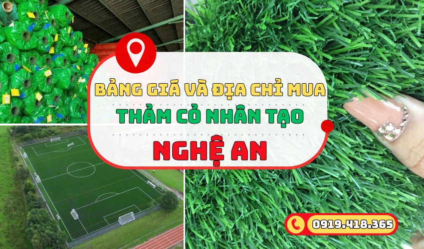 Cỏ nhân tạo Nghệ An giá rẻ