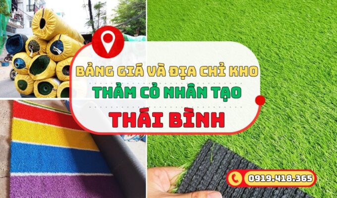 Thảm cỏ nhân tạo Thái Bình cách mua và báo giá chi tiết