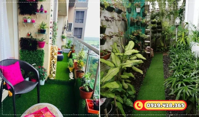 Những mảng xanh đẹp mắt