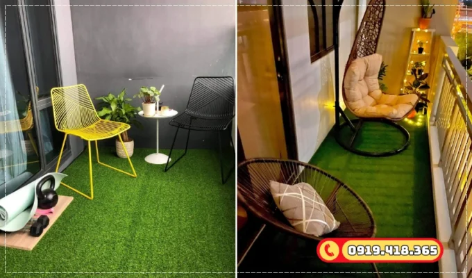 Tiểu cảnh xanh tạo điểm nhấn thu hút