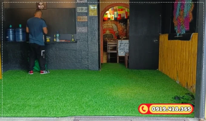Thảm cỏ nhân tạo trải sàn
