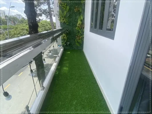 Khuôn viên xanh, hạn chế chăm sóc bảo dưỡng