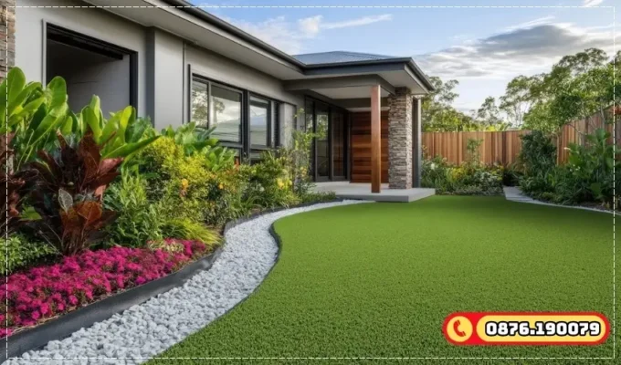 Khuôn viên sân vườn đẹp mắt