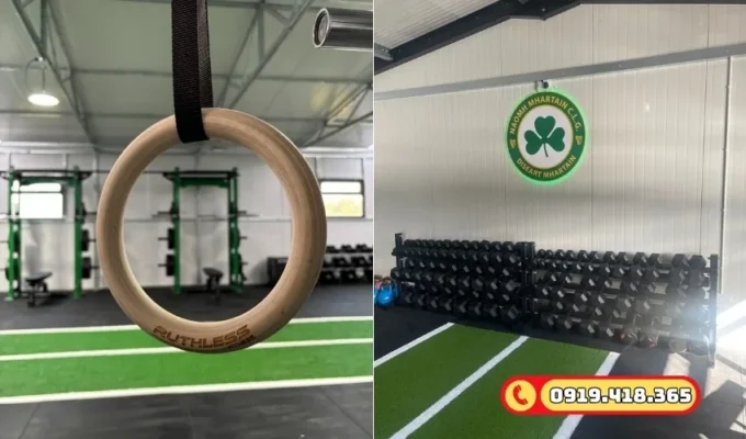 Phòng Gym thu hút hơn với cỏ