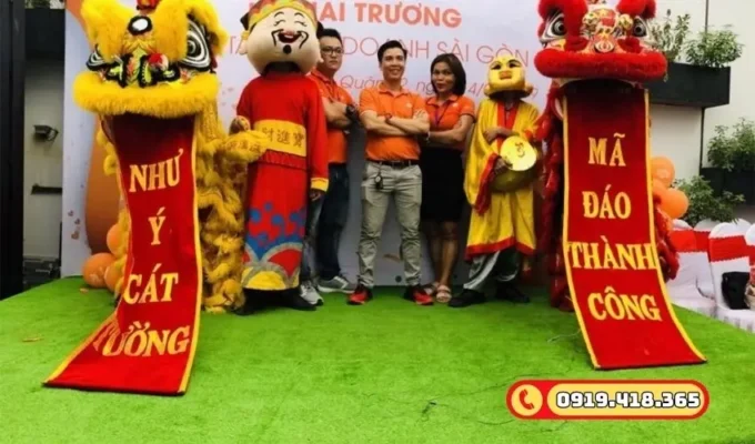 Trải sàn sự kiện khánh thành