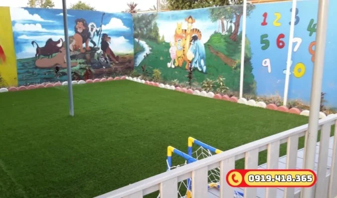 Thiết kế khuôn viên chơi xanh cho trẻ