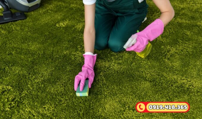 Sử dụng xà bông pha loảng để xử lý