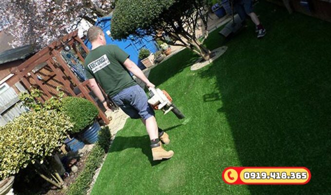Vệ sinh bằng máy thổi đúng cách