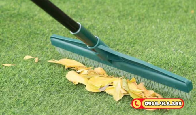 Gom rác, lá cây hiệu quả nhanh chóng