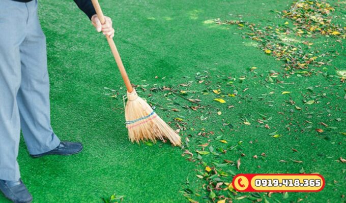 Chổi quét đơn giản tại nhà