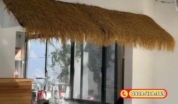 Thiết kế decor mái hiện trong quán cà phê