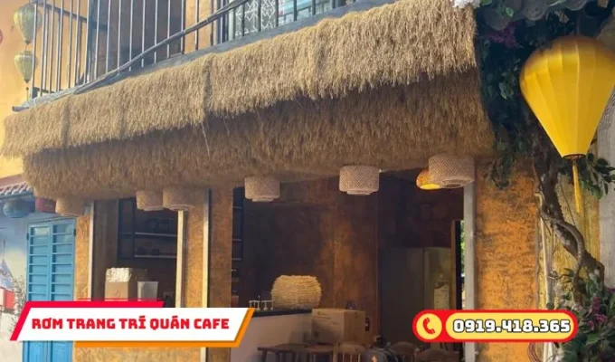 Thiết kế quán cà phê phong cách đồng quê