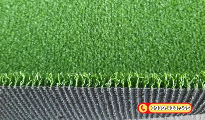 Mặt đế nhìn ngang của thảm golf nhân tạo