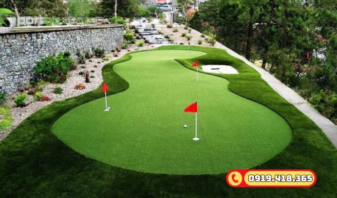 Thảm tập golf khu nghĩ dưỡng cao cấp