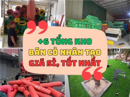 Review những tổng kho cỏ nhân tạo sân vườn toàn quốc